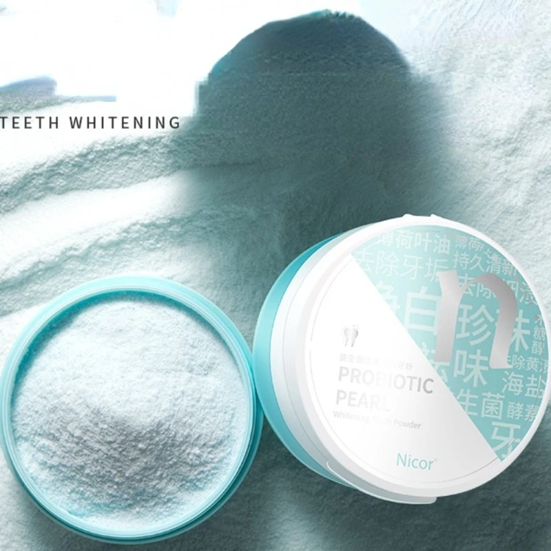Teeth Whitening Enzymes - 50g proszek do zębów zapobiegający płytki