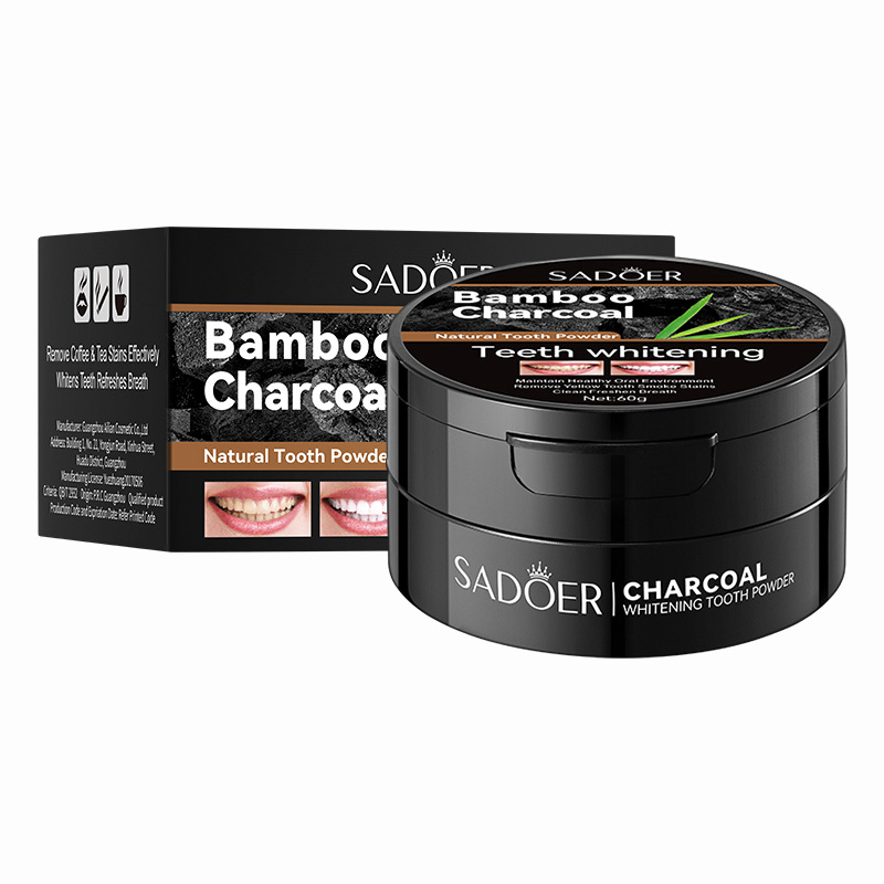 Teeth Whitening Charcoal Powder - 60g Proszek do wybielania zębów Aktywowany