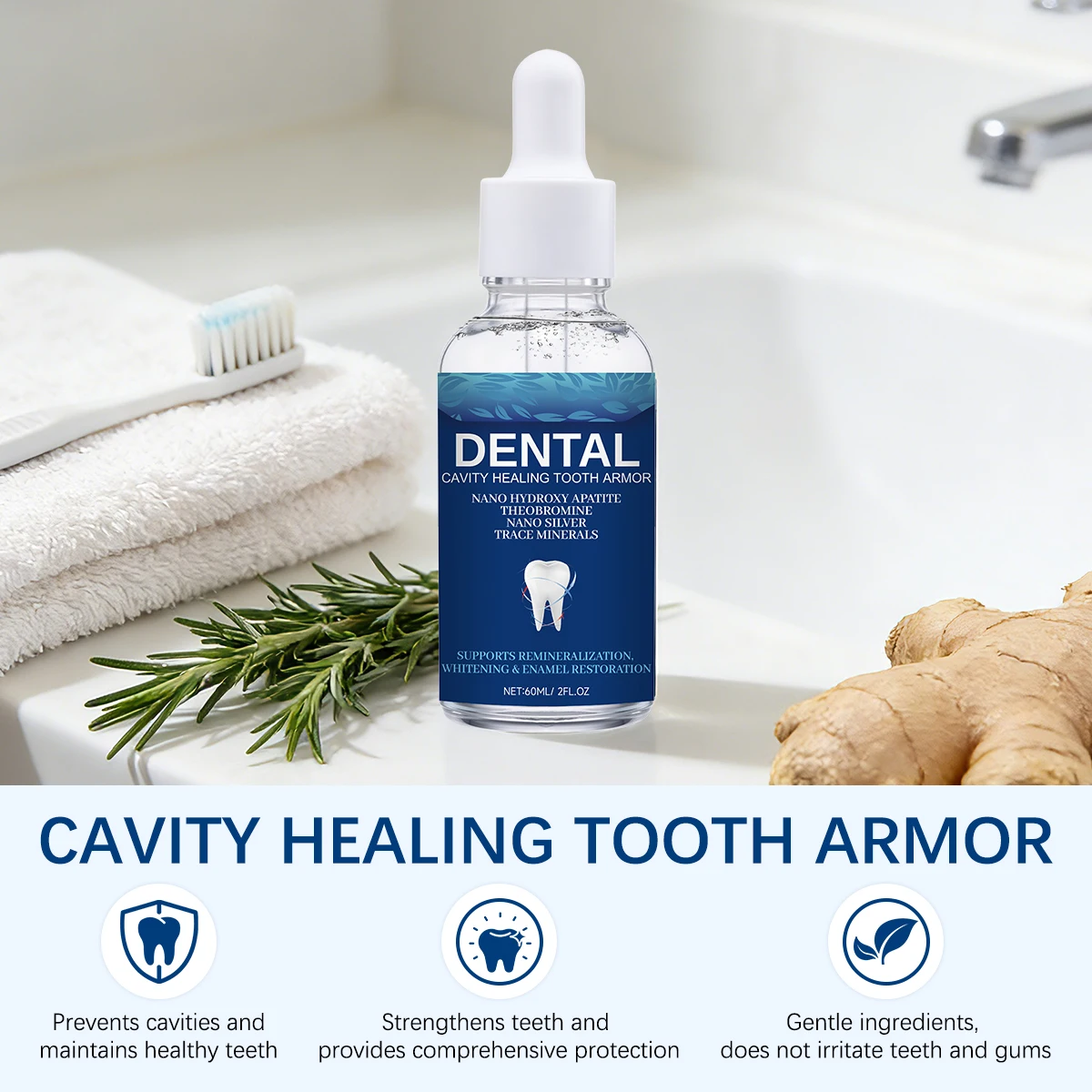 Enamel Repair Serum - Serum wybielający do zębów 60ml Nano