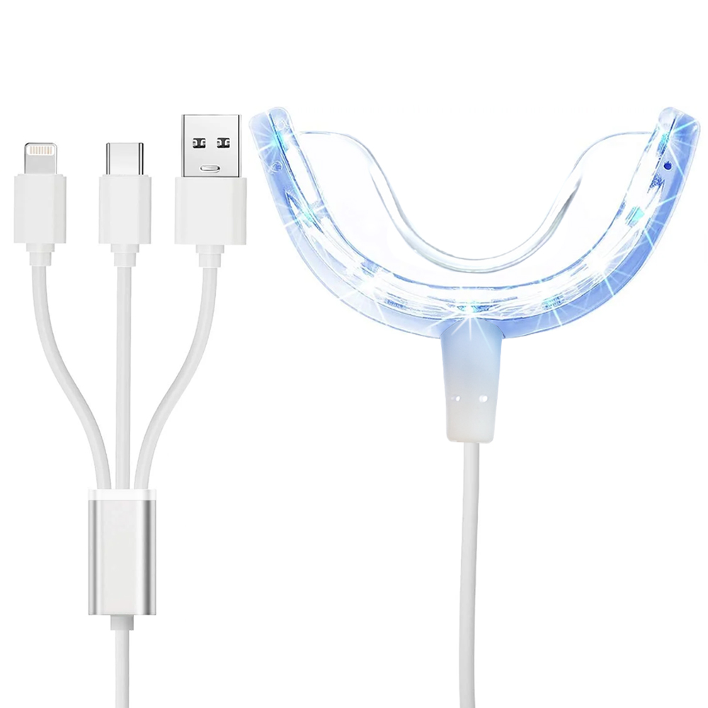 Led Mouth Tray - Lampa do wybielania zębów, niebieska lampa