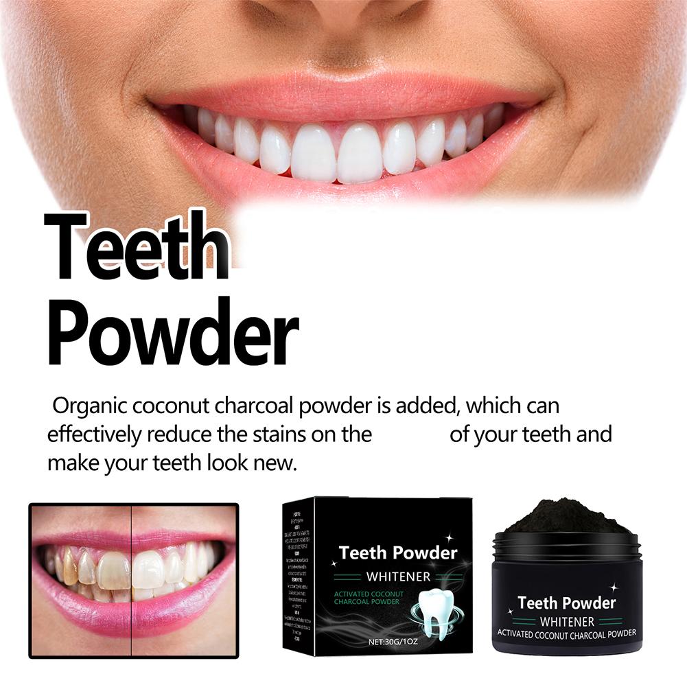 Teeth Whitening Charcoal Powder - Proszek do wybielania zębów, naturalny proszek