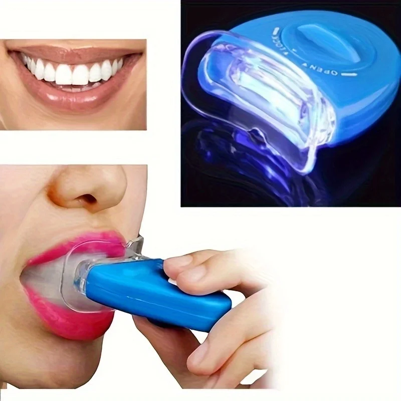 Teeth Whitening Laser Treatment - Lampa LED do wybielania zębów, niebieskie