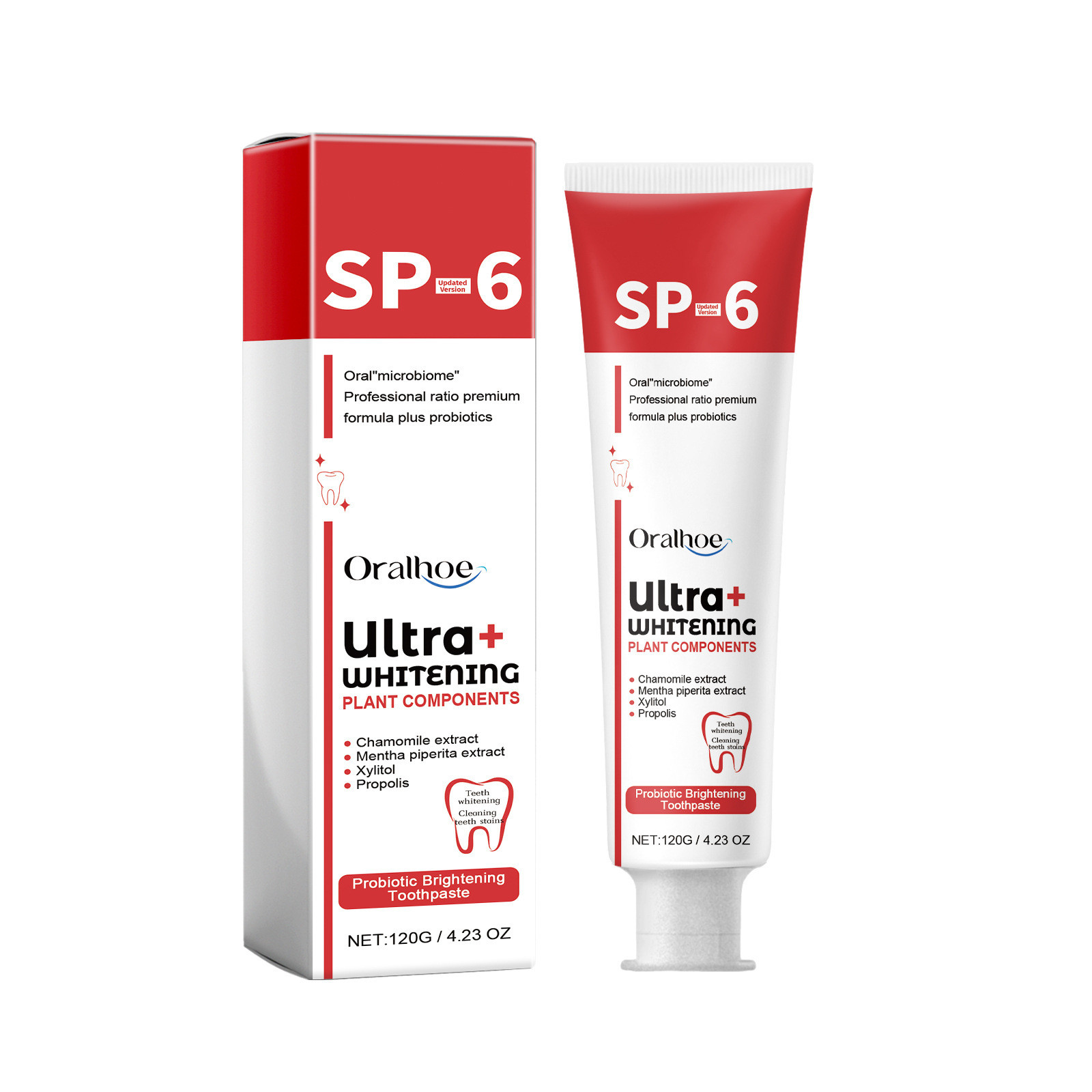 Teeth Whitening Enzymes - SP-6 Probiotyczna wybielająca pasta do zębów