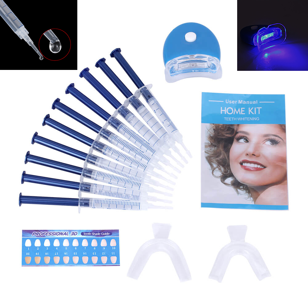 Teeth Whitening Charcoal Powder - 1 zestaw Wybielanie zębów 44% Peroksyd