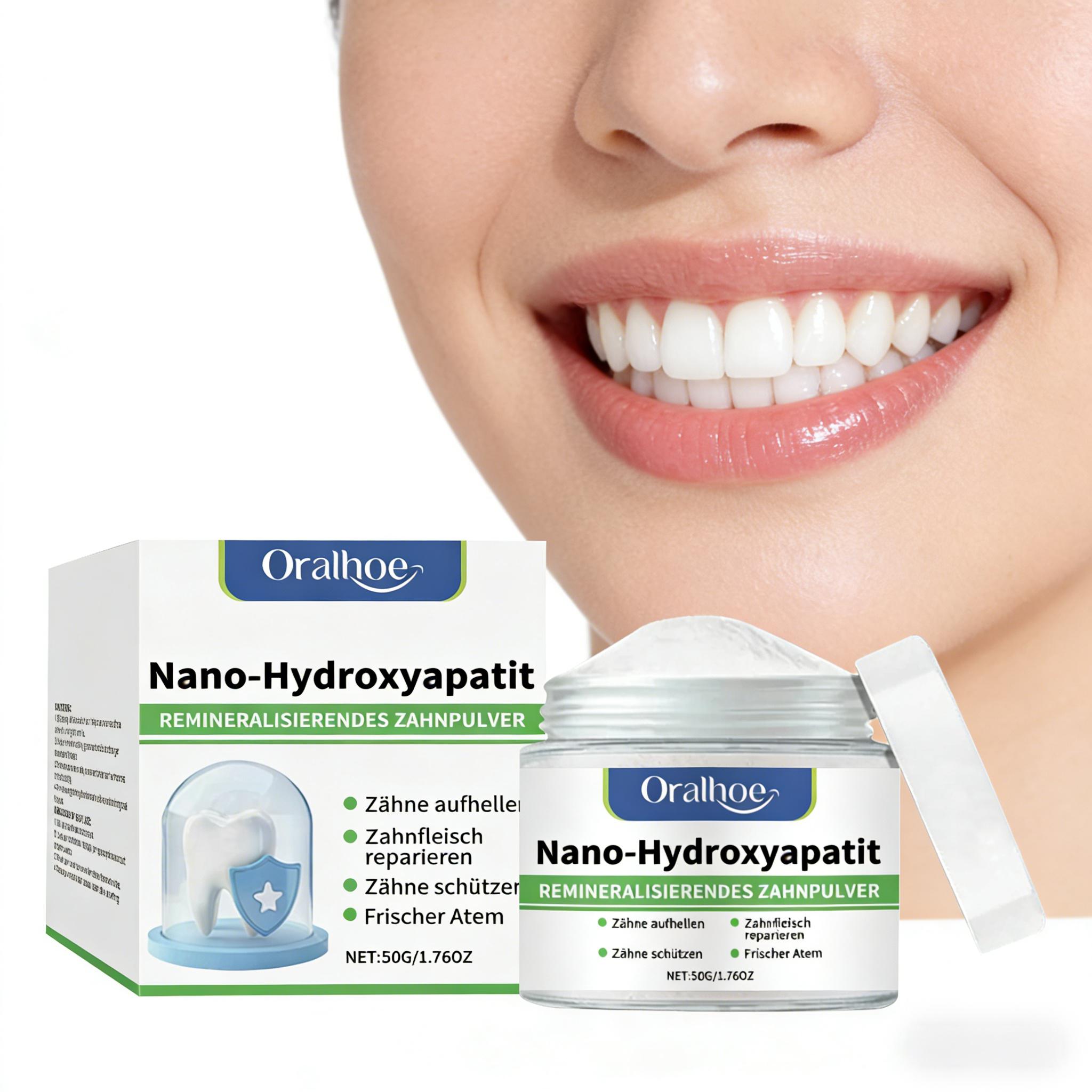 Teeth Whitening App - Proszek do wybielania zębów Oralhoe, głęboko