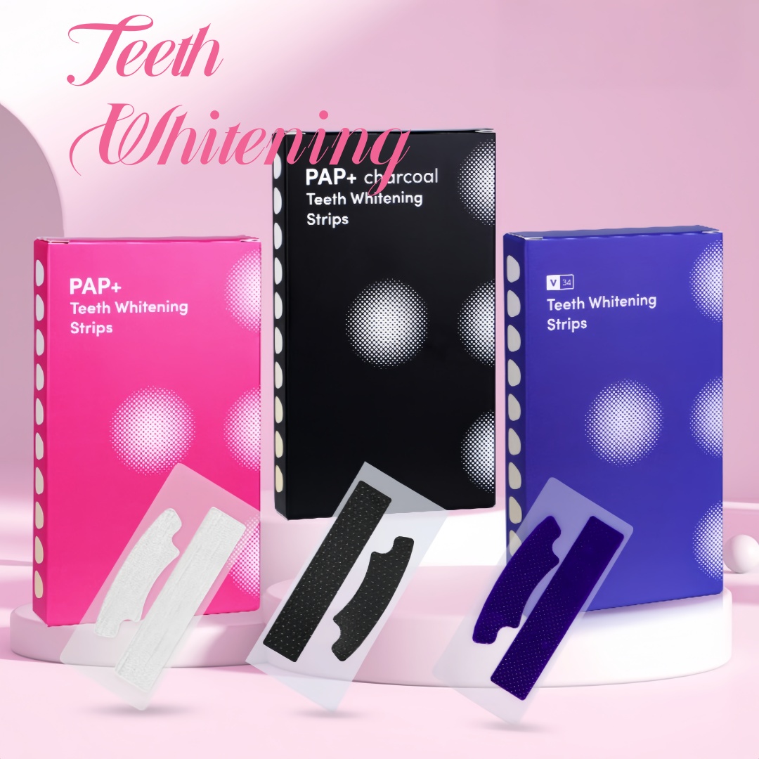 Teeth Whitening Enzymes - 14 pasków do wybielania zębów, 7-dniowa