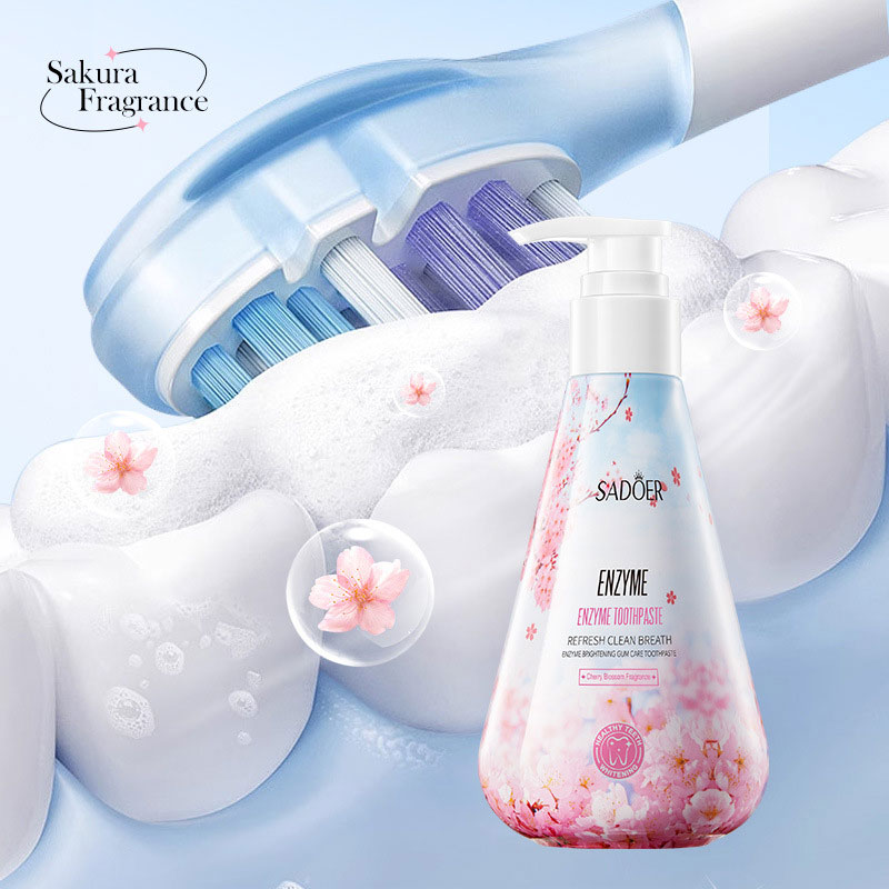 Teeth Whitening Enzymes - Pielęgnacja enzymatyczna i czyszczenie zębów Niacynamid
