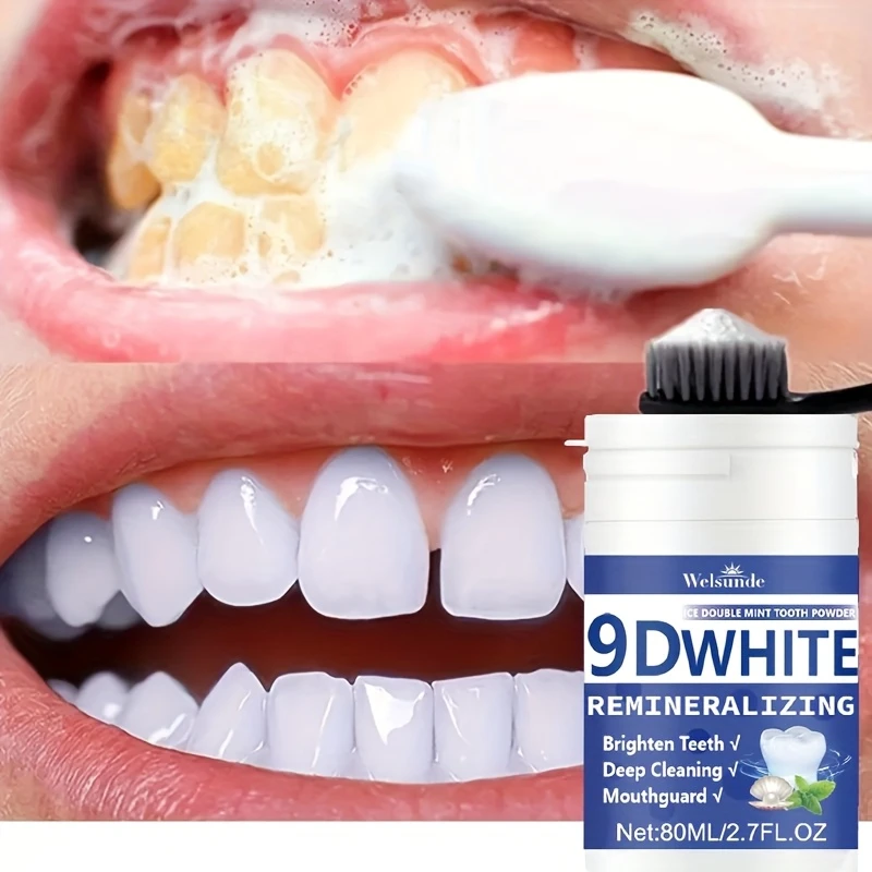 Teeth Whitening App - 9D Biały Proszek do Zębów z