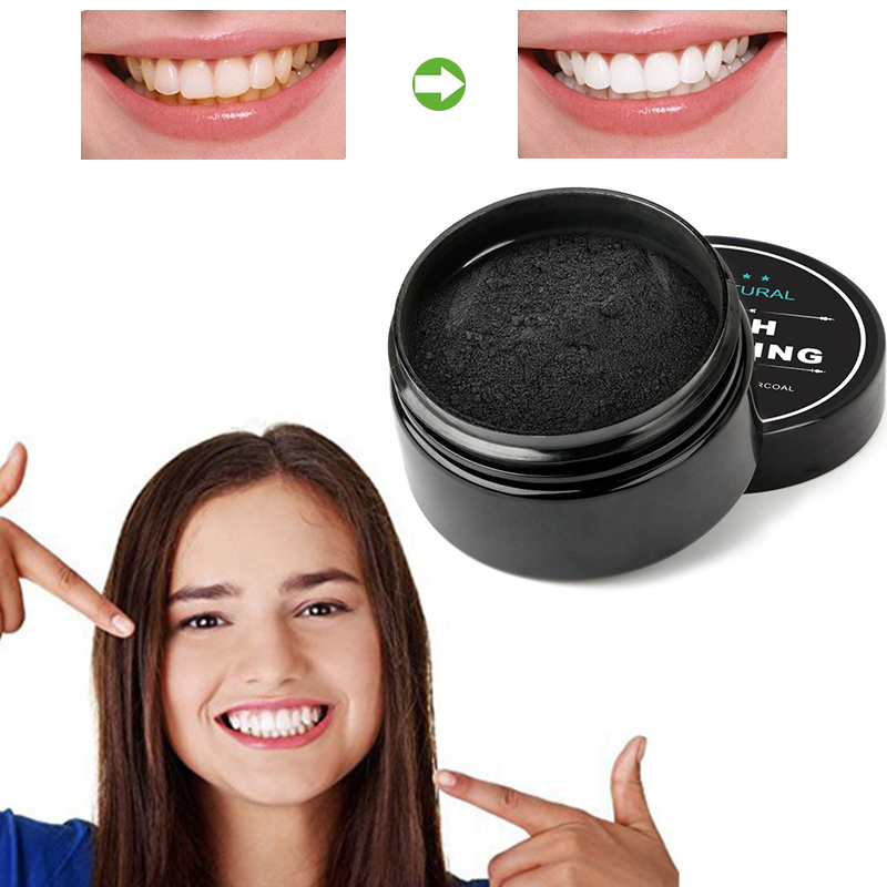 Teeth Whitening Charcoal Powder - 30g proszek do wybielania zębów pasty