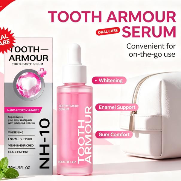 Enamel Repair Serum - Serum Tooth Armor Nano-Hydroksyapatyt Esencja Wybielająca