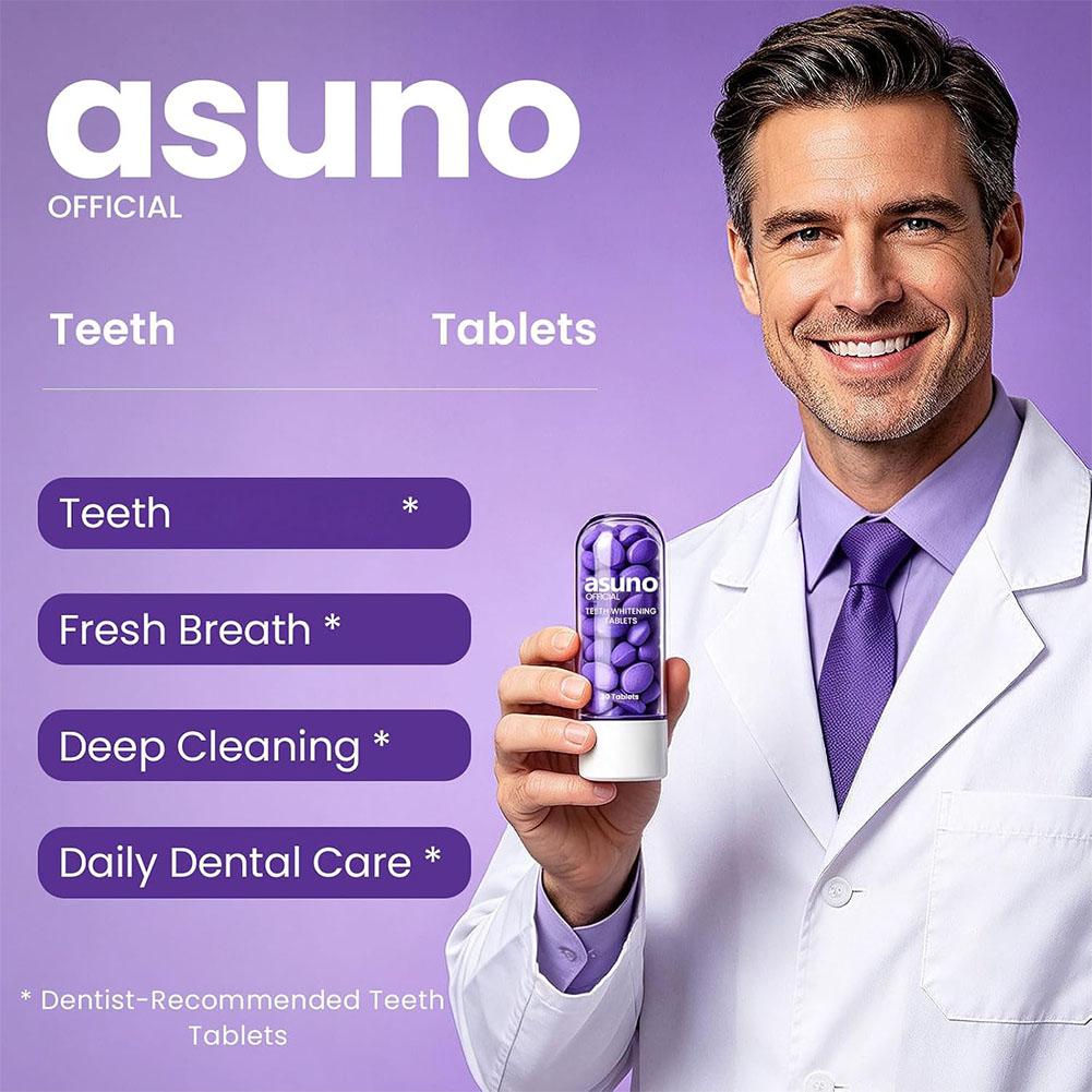 Fioletowe tabletki korygujące  – Teeth Whitening Fast recenzja i cena