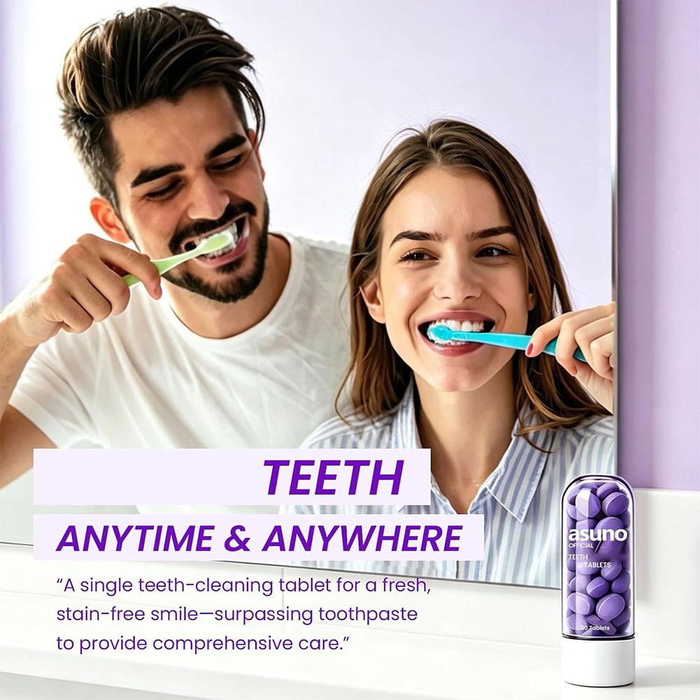 Fioletowe tabletki korygujące  – Teeth Whitening Fast recenzja i cena