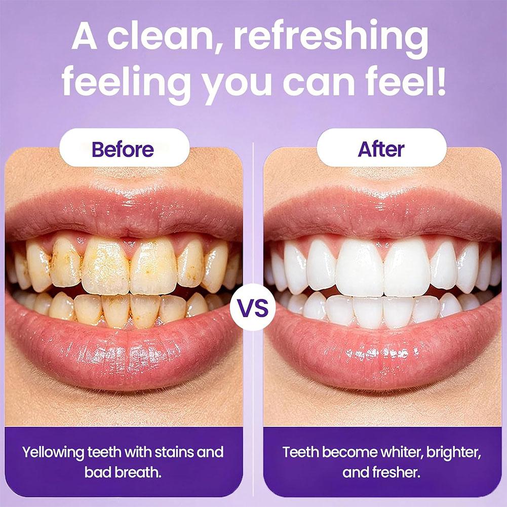 Fioletowe tabletki korygujące  – Teeth Whitening Fast recenzja i cena