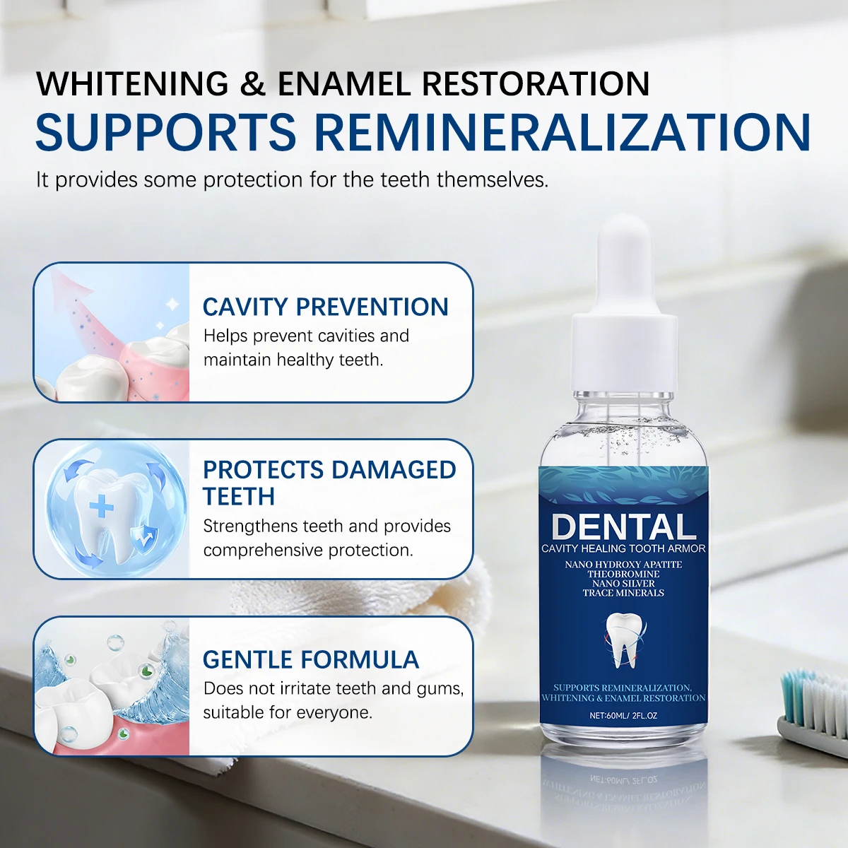 Serum wybielający do zębów 60m – Enamel Repair Serum recenzja i cena