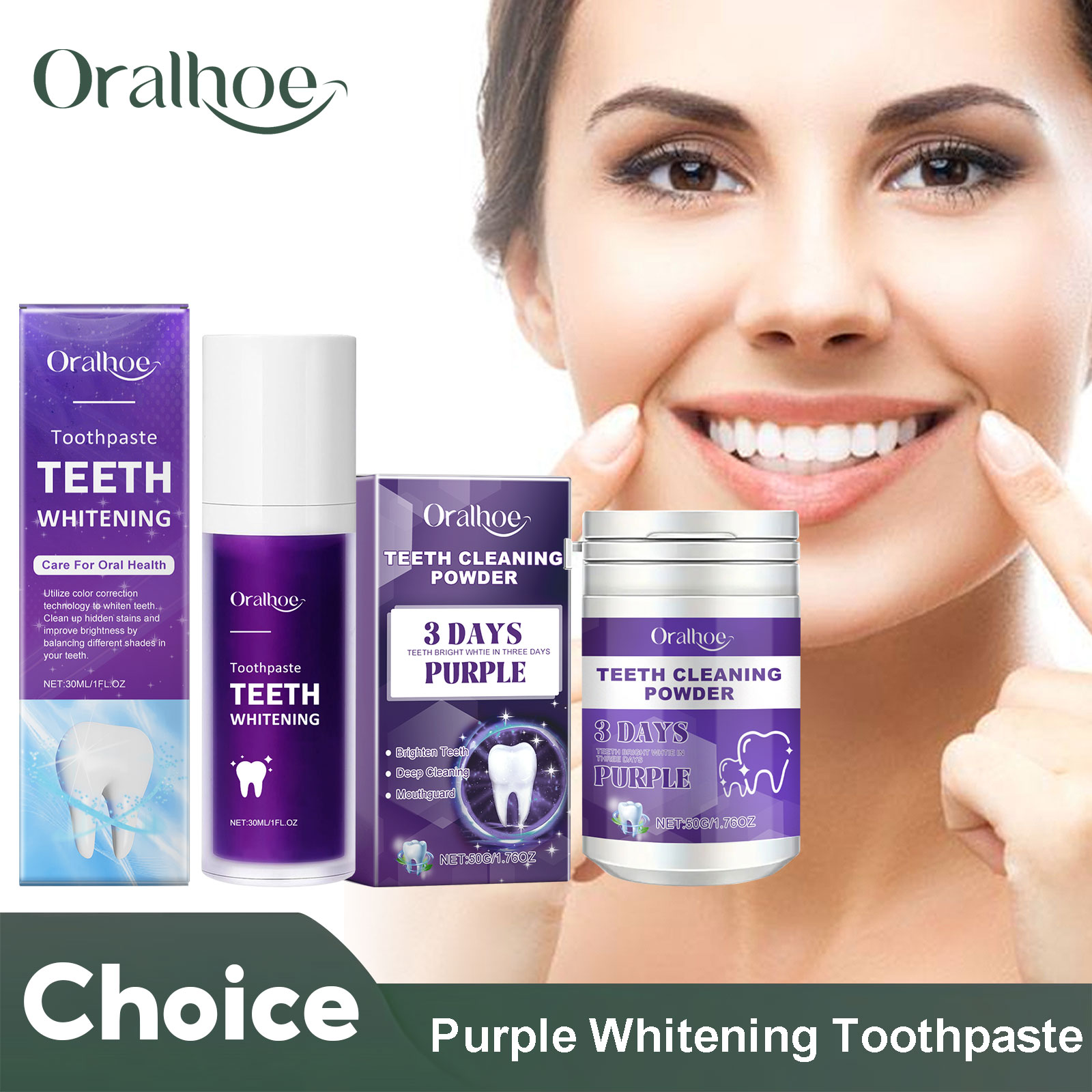 Fioletowy korektor wybielająca – Teeth Whitening App recenzja i cena