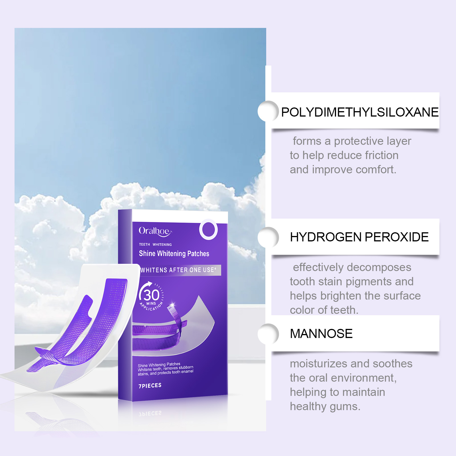 ORALHOE 7 szt./pudełko Plastry – Teeth Whitening Or Tooth Whitening recenzja i cena