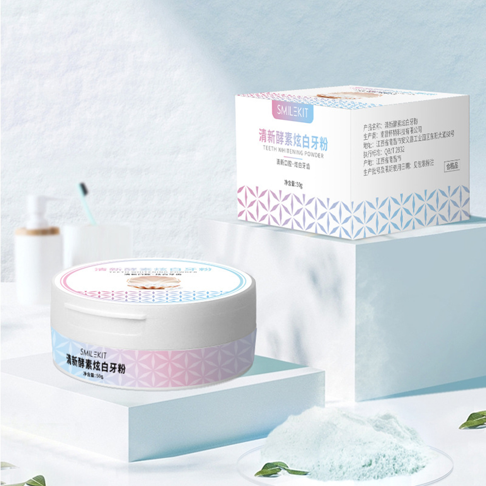 2 rodzaje naturalnego proszek  – Teeth Whitening Enzymes recenzja i cena