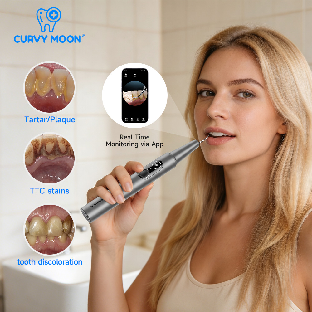 CURVY MOON Widoczny Elektryczn – Teeth Whitening Home recenzja i cena