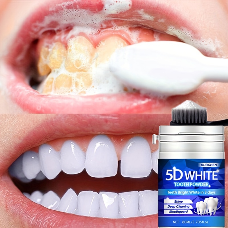 5D 80g Niebieski Enzymatyczny  – Teeth Whitening Enzymes recenzja i cena