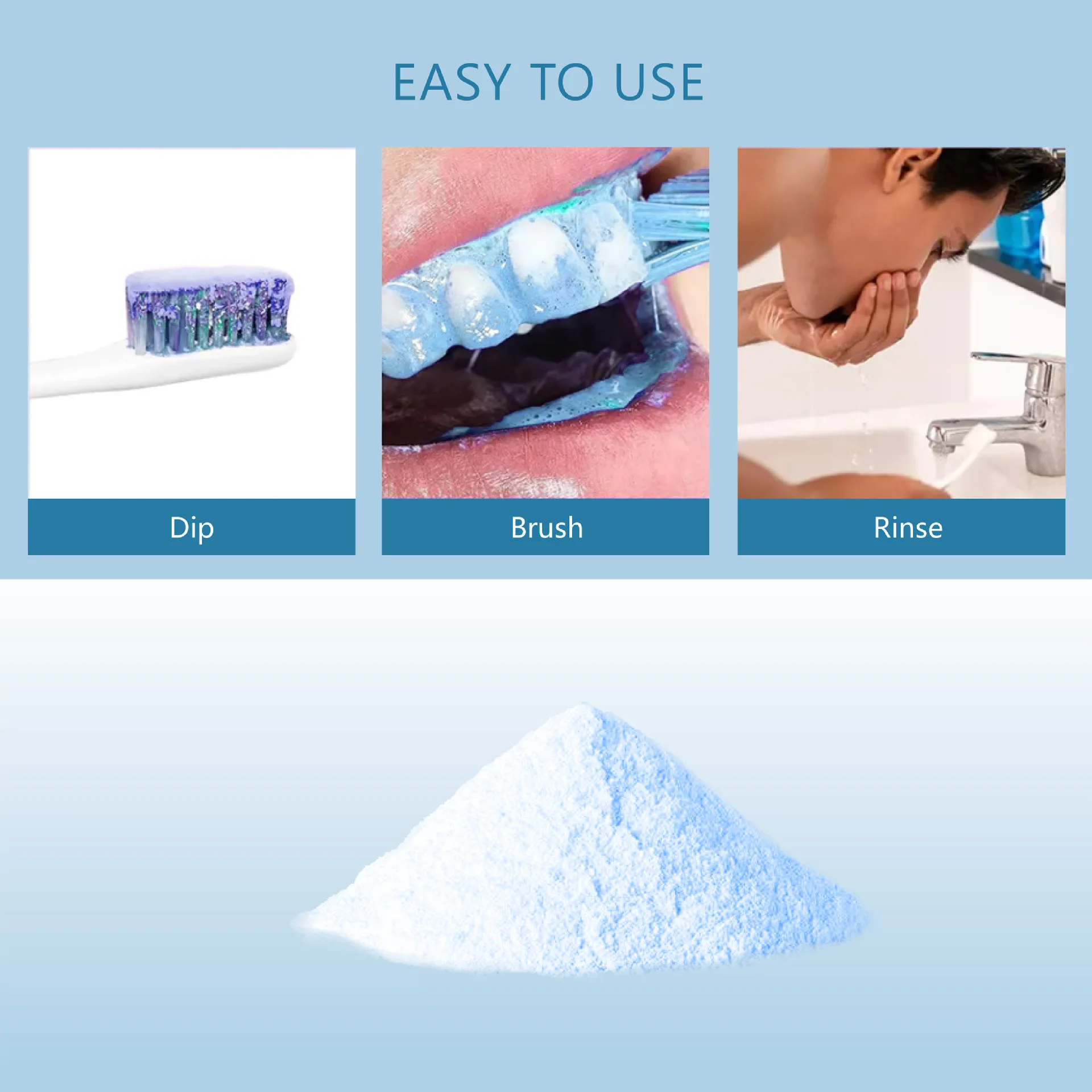 5D 80g Niebieski Enzymatyczny  – Teeth Whitening Enzymes recenzja i cena