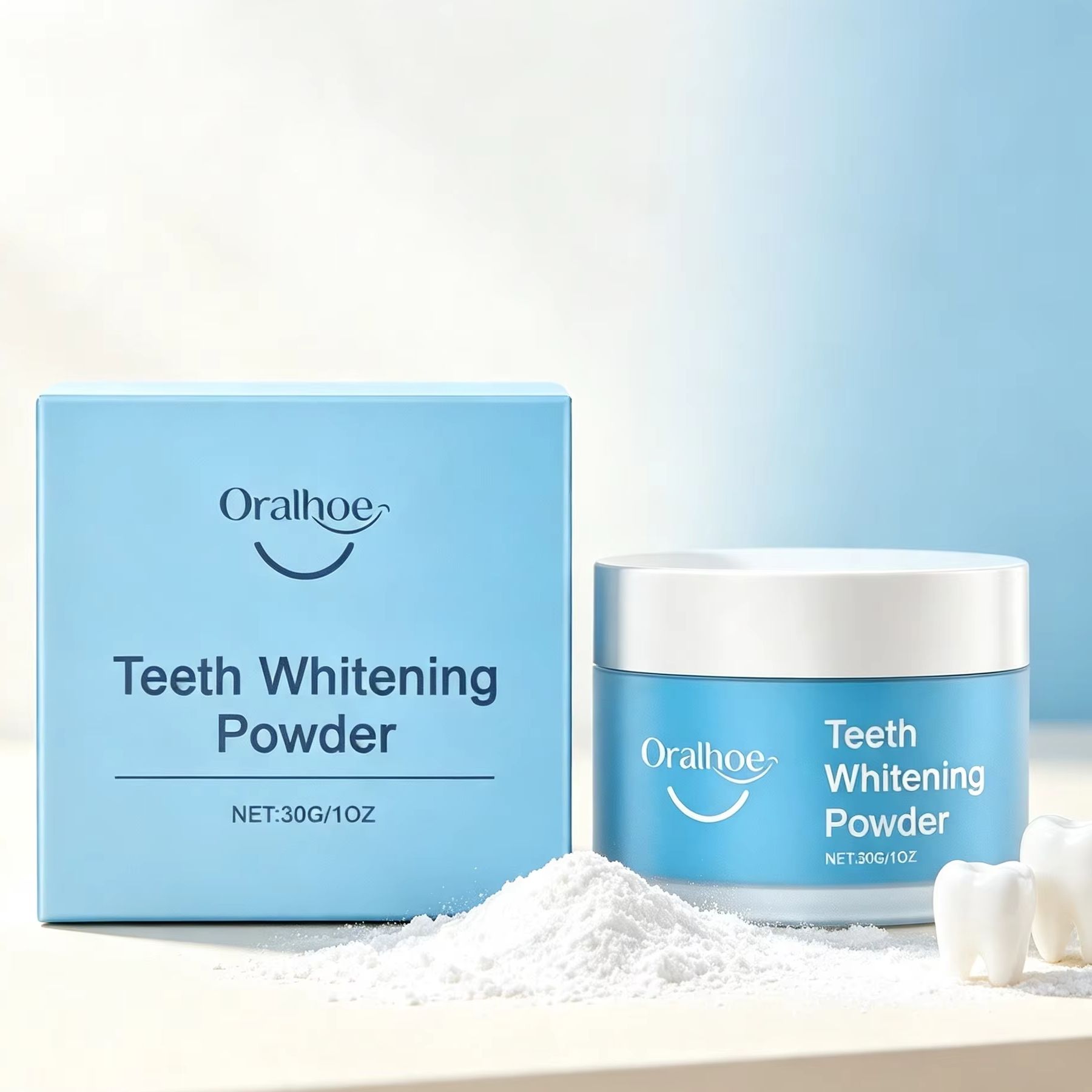 Proszek do zębów Oralhoe do cz – Teeth Whitening App recenzja i cena