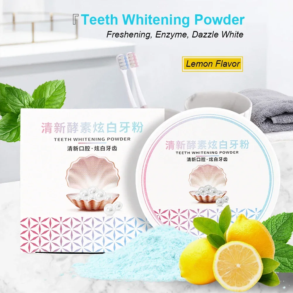 2 rodzaje proszku do wybielani – Teeth Whitening Enzymes recenzja i cena