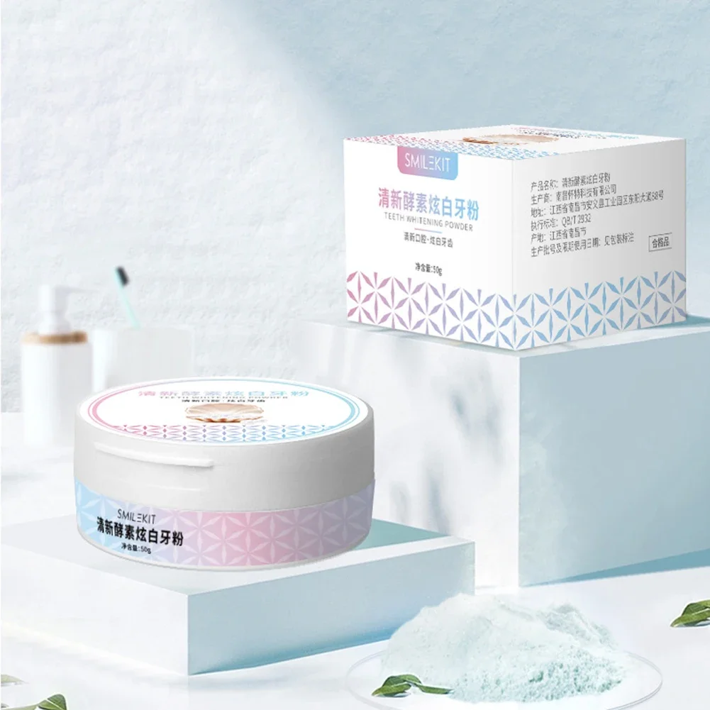 2 rodzaje proszku do wybielani – Teeth Whitening Enzymes recenzja i cena