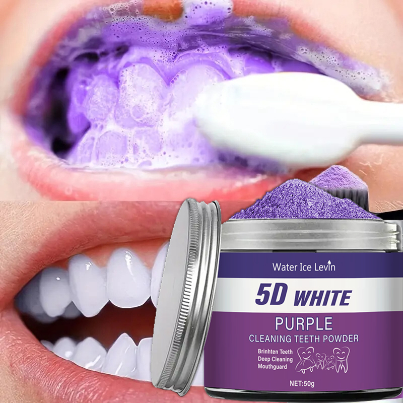 Fioletowy proszek do wybielani – Teeth Whitening Charcoal Powder recenzja i cena