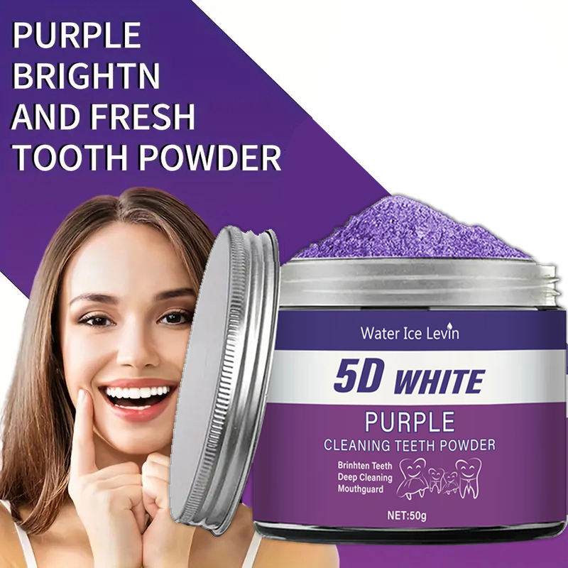 Fioletowy proszek do wybielani – Teeth Whitening Charcoal Powder recenzja i cena